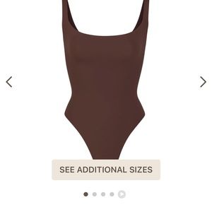 SKIMS Fits Everyone Square Neck Bodysuit